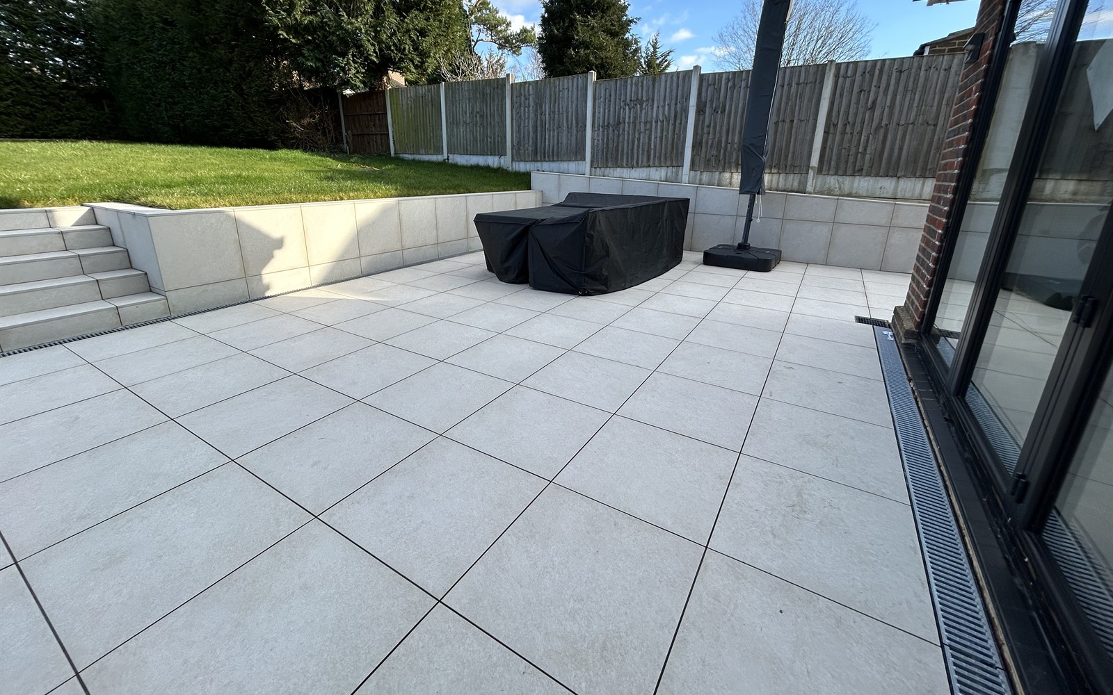 London residence rear terrace
